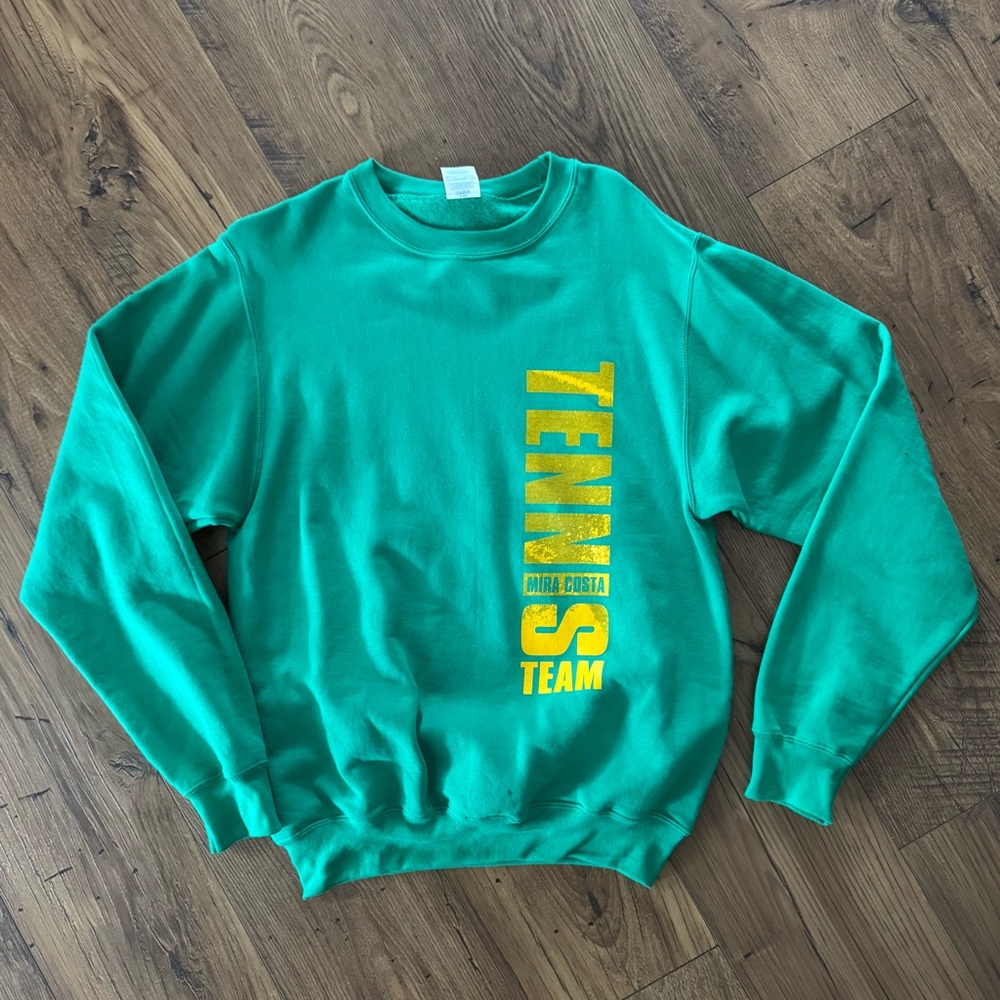 Green Mira Costa Tennis Team Men's Sweater